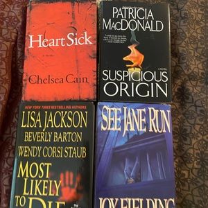 4 thriller novels